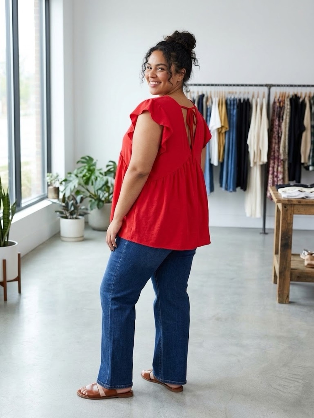 HEIMISH USA Straight-Leg Jeans in Dark Blue
